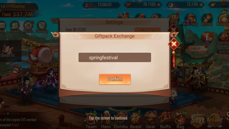 Mã giftcode game nổ hũ sẽ được đổi dễ dàng